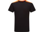 Tridri - Maglietta "Performance"" Per Uomo/Donna Unisex RW11146 (L) (Nero/Arancione)"