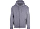 Anthem - Felpa Con Cappuccio "Studio"" Con Zip Integrale Per Uomo/Donna Unisex RW11123 (Xs) (Grigio Melange)"