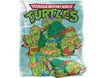 Teenage Mutant Ninja Turtles - Coprispalle, Setoso, Supersoft TV30400 (Taglia Unica) (Verde/Colorato)