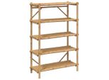 Syfax™ Scaffale 5 Ripiani 100X40X150 Cm In Bambù