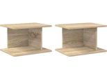 Syfax™ Comodino 2 Pcs Rovere Sonoma 40 X 30 X 25 Cm Legno Multistrato