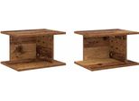 Syfax™ Comodino 2 Pcs Legno Vecchio 40 X 30 X 25 Cm Legno Multistrato