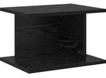 Syfax™ Comodino Rovere Nero 40 X 30 X 25 Cm Legno Multistrato
