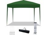 Gazebo Pieghevole Izrielar 3X3 M Impermeabile E Stabile – Gazebo Regolabile In Altezza Con Protezione Uv 50+, Tenda Da Giardino Pieghevole Con Borsa Per Il Trasporto Per Giardino E Outdoor Verde
