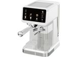 Macchina Per Caffè Espresso Zimilo 20 Bar Con Montalatte, Macchina Da Caffè Con Serbatoio Dell'acqua Da 1,5 L, Comandi Touch, 1350 W, Bianca