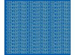 Adesivi Numerati Autoadesivi, 1 Cm, Blu, Opachi.