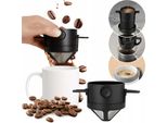 Filtro Caffè Riutilizzabile In Acciaio Inossidabile Dripper Caffè Chiaro