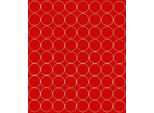 Adesivi Rotondi, Diametro 5 Cm, 72 Pezzi, Rosso Opaco
