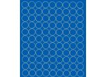 Adesivi Rotondi, Diametro 4 Cm, 99 Pezzi, Blu Opaco