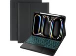 Case With Keyboard For Ipad Pro 11 M4 2024 Cacoe Qwerty With Touchpad