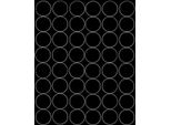Adesivi Circolari, Diametro 6 Cm, 48 Pezzi, Nero Lucido