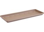 Elho Barcelona Trough Saucer 50 - Taupe - Outdoor & Balcony - Ø 45,4 X L 2,8 Cm