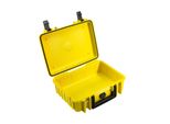 B&W Outdoor Case Type 1000 Gelb Mit Facheinteilung