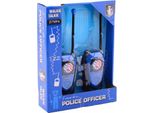 Set Walkie-Talkie Polizia Due Pezzi 80 Mtr