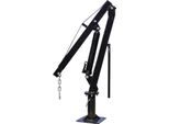 Gru Da Carico Pick-Up Wiltec Altezza 1800 Mm, Portata 900 Kg E Ralla A 360°, Base Solida Per Il Montaggio A Pavimento, Gru Da Officina