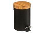 5 Five Simply Smart - MüLleimer Mit Bambusdeckel 3L "NaturéO"" Schwarz"