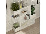 Skye Decor, Niho - White, Light White, Libreria, Bianca, 100 % Melamine Coated Slipboard, 120 X 20 X 171 Cm
