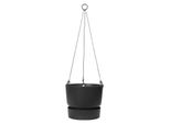 Elho Greenville Cestino Da Appendere 24 Cm, Nero