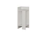 Skye Decor, Elos Left - Bianco, Comodini E Mobiletti, Bianco, 25 X 60 X 27 Cm