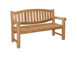Panchina Da Giardino In Teak Teako Design Bergamo - Resistente Agli Agenti Atmosferici, Solida E Di Facile Manutenzione - Disponibile In 3 Larghezze (Extra Spessa, 150 Cm)