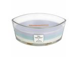 Woodwick - Calming Retreat Trilogy Ship (Quiet Refuge) - Scented Candle 453.6G