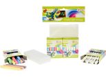 Toi-Toys Set Di Gessetti Per Lavagna Con Spugna Toi Toys