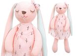 Mascotte Di Peluche Coniglio Rosa 35 Cm