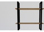 Skye Decor, Buba - Rovere Zaffiro, Nero, Mensole Da Parete, Rovere Zaffiro, 70 X 70 X 22 Cm