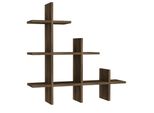 Skye Decor, Juke - Walnut, Mensole Da Parete, Noce, 81,8 X 80 X 18 Cm