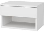 Skye Decor, Jamot - Bianco, Comodini E Mobiletti, Bianco, 44,6 X 31,9 X 29 Cm
