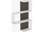 Skye Decor, Cambel - Antracite, Mensole Da Parete, Bianco, 64 X 96 X 19 Cm