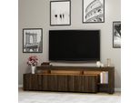 Skye Decor, Beliz - Walnut, Mobili Tv, Noce, 192 X 53 X 37 Cm