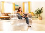 Intex Sedia Gonfiabile Trasparente