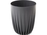 Lamela | Vaso Da Fiori | Mira | Eco | Antracite | 25 Cm