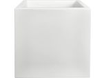 Elho Vaso Autoinnaffiante Senza Misura Vivo Next Square 40 Cm, Bianco