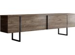 Skye Decor, Luxe - Noce, Nero, Mobili Tv, Noce, 180 X 50 X 30 Cm