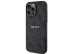 Guess Guhmp15Lg4Gfrk Iphone 15 Pro 6.1 Czarny/Nero Custodia Rigida 4G Collection In Pelle Metallo Logo Magsafe