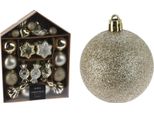 H&S Decoration Decorazioni Per Albero Di Natale Decorazioni Per Albero Di Natale Oro 32 Pezzi Set Di Decorazioni