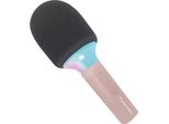 Microfono Kidywolf Bluetooth Con Luce Rosa