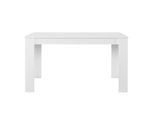 Tavolo Da Pranzo In And Outdoormatch Kyra - Stile Country - 140X90X77 Cm - Bianco - Design Moderno