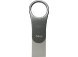 Silicon Power SP064GBUC3C80V1S Usb-Stick 64GB Silicon Power C80 3.0 Silver Type-C Ready