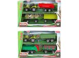 Toi-Toys Set Trattore Toi Toys Con 3 Rimorchi 10 Cm