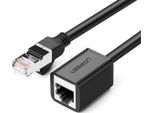 Ugreen Internet/Ethernet Patchcord RJ45 F/Utp Cat6 Prolunga Cavo Di Rete, 1000Mbps, 1M - Nero