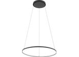 Lampada A Sospensione Nera Ad Anello Orizzontale Led Circolo M 4000K Nowodvorski 10862