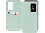 Avizar, Cover Per Samsung Galaxy S25 Con Sportello Per Schede, Verde Chiaro