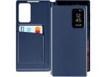 Avizar, Cover Per Samsung Galaxy S22 Ultra Con Sportello Per Schede, Blu Scuro