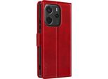 Avizar, Cover Per Xiaomi Redmi Note 14 4G Video Stand, Rosso