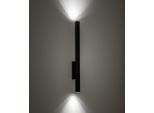 Lampada Da Parete Tubolare 2Xgu10 Nera 60 Cm Per Soggiorno Nowodvorski Fourty 10759