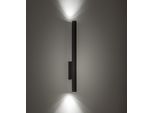 Lampada Da Parete Grigia 2Xgu10 Superiore E Inferiore 60 Cm Fourty Nowodvorski 10893