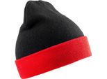 Result Genuine Recycled - Cappello "Compass"" Da Uomo/Donna Unisex PC4202 (Taglia Unica) (Nero/Rosso)"